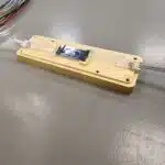 A process we had not implemented before. We’re pleased to share that this polishing approach showed no impact on fiber core position accuracy (< ±100 nm). A first check at the packager indicated good optical connection across all channels.