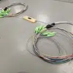 A process we had not implemented before. We’re pleased to share that this polishing approach showed no impact on fiber core position accuracy (< ±100 nm). A first check at the packager indicated good optical connection across all channels.